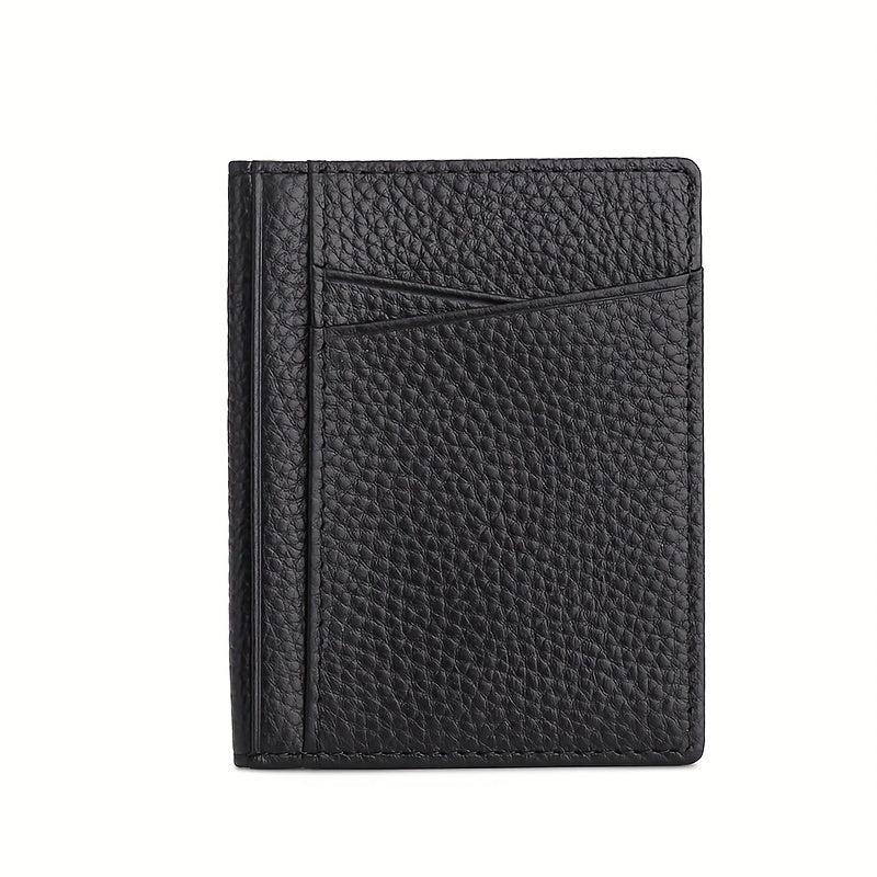 Slim Front Pocket Wallet PU Leather ID Holder Card Case Organizer