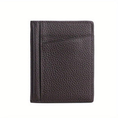 Slim Front Pocket Wallet PU Leather ID Holder Card Case Organizer