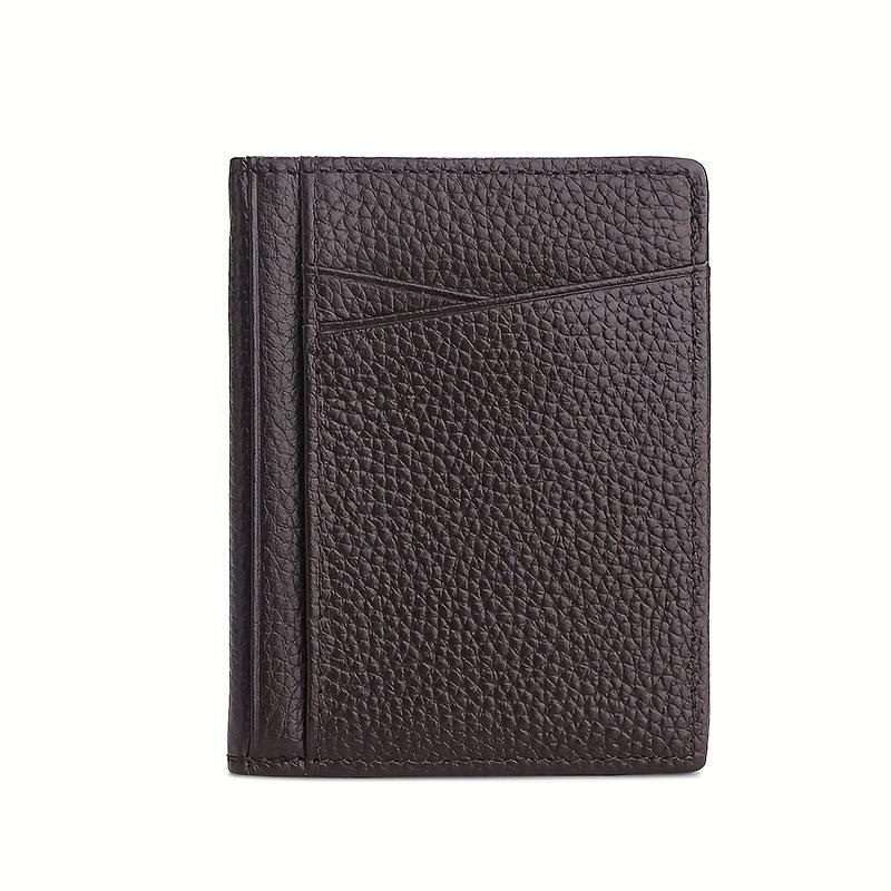Slim Front Pocket Wallet PU Leather ID Holder Card Case Organizer