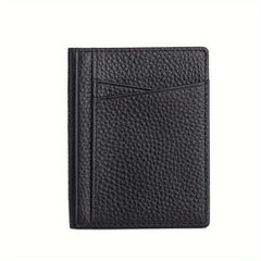 Slim Front Pocket Wallet PU Leather ID Holder Card Case Organizer