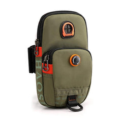 Outdoor Arm Bag Sports Running Phone Pouch Coin Purse with Earphone Hole