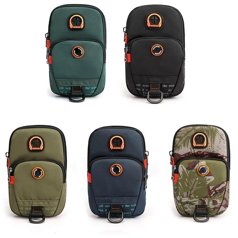 Outdoor Arm Bag Sports Running Phone Pouch Coin Purse with Earphone Hole
