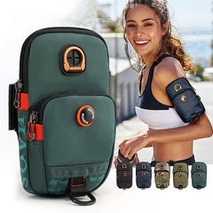 Outdoor Arm Bag Sports Running Phone Pouch Coin Purse with Earphone Hole