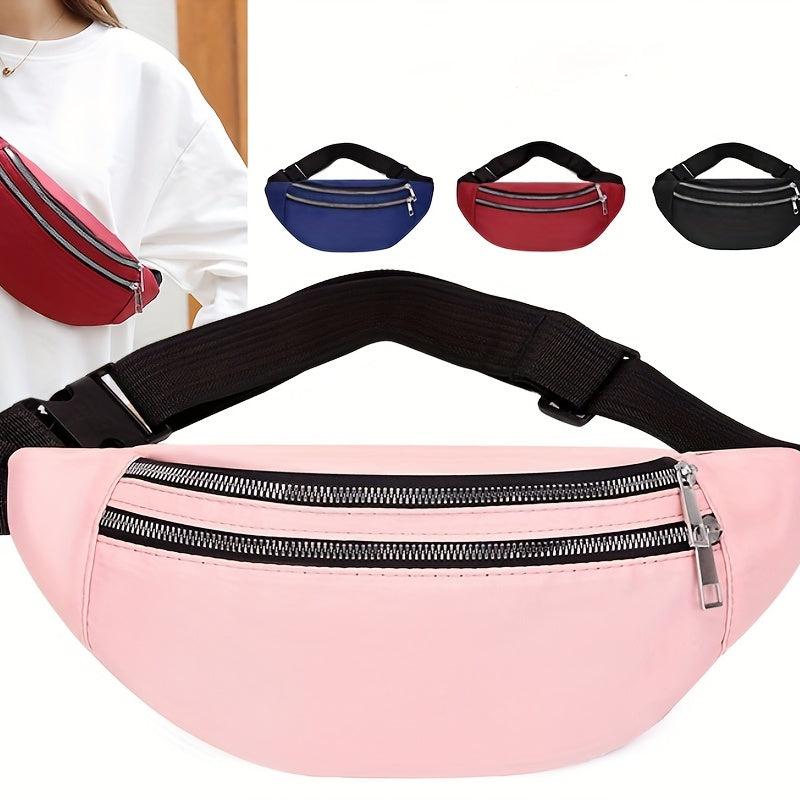 Outdoor Sports Waist Bag Nylon Crossbody Chest Purse