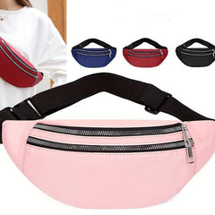 Outdoor Sports Waist Bag Nylon Crossbody Chest Purse
