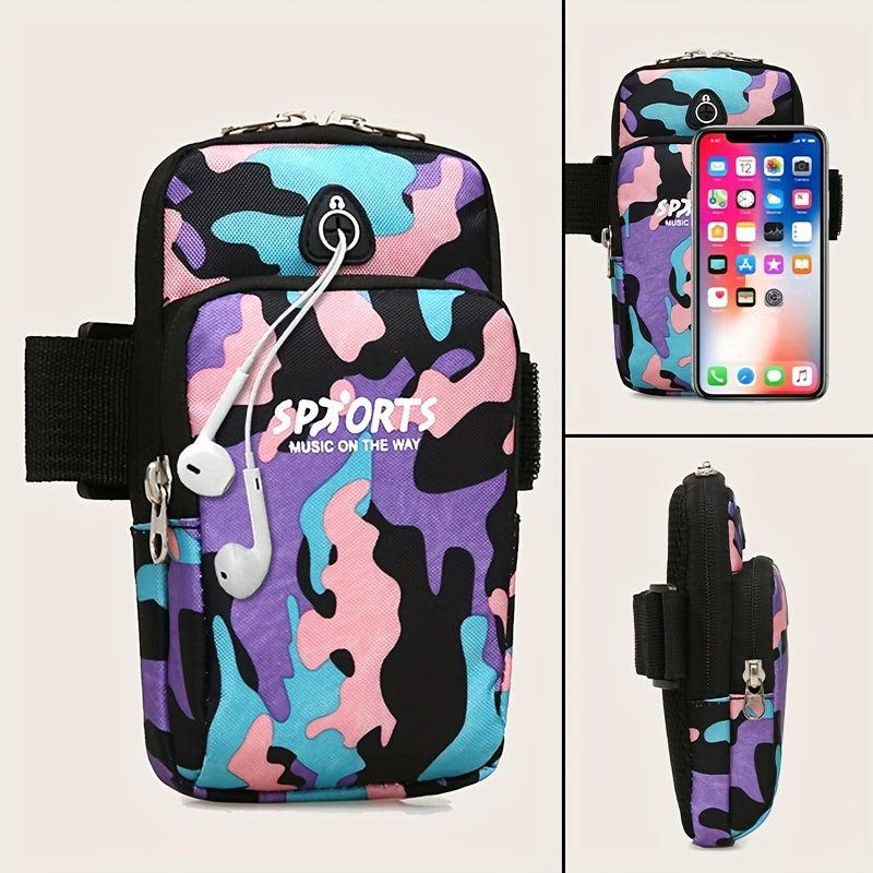 Waterproof Sports Arm Bag for Mobile Phone with Earphone Hole