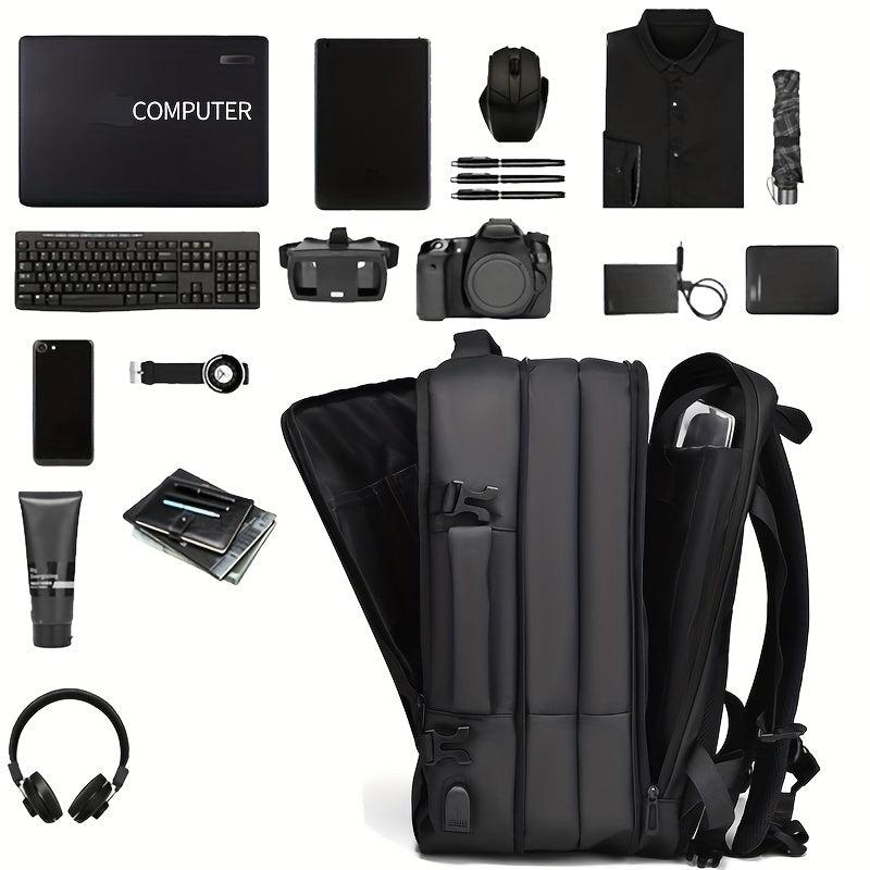 Large Capacity Travel Backpack Expandable Functional Bag