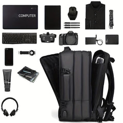 Large Capacity Travel Backpack Expandable Functional Bag