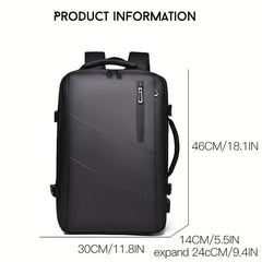 Large Capacity Travel Backpack Expandable Functional Bag