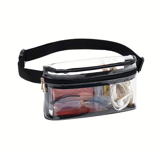 Clear PVC Waterproof Waist Bag for Beach & Swimming