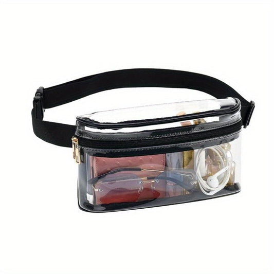 Clear PVC Waterproof Waist Bag for Beach & Swimming
