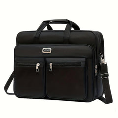 Laptop Briefcase Business Shoulder Bag Water Repellent Messenger Bag