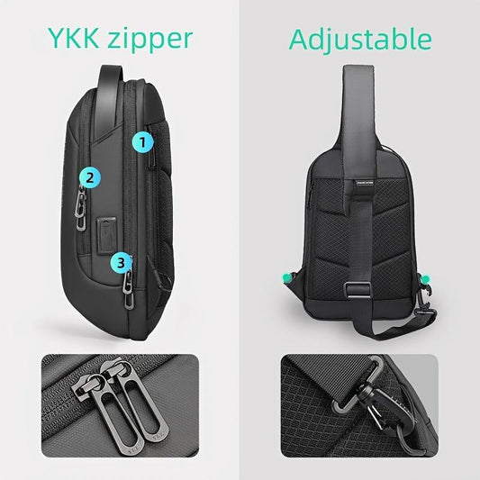 Mark Ryden Men Travel Shoulder Bag Water repellent Sports Chest Bag