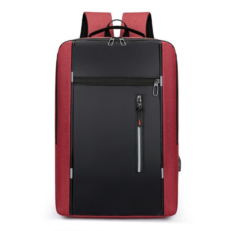 USB Charging Business Backpack Laptop Bag Student School Daily Use