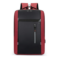 USB Charging Business Backpack Laptop Bag Student School Daily Use