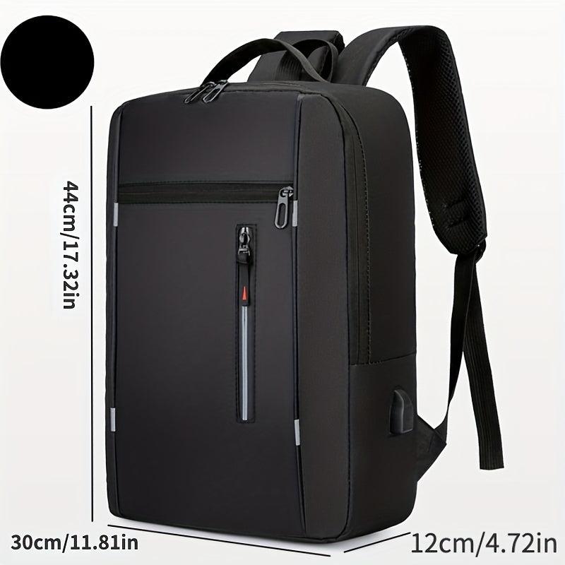 USB Charging Business Backpack Laptop Bag Student School Daily Use