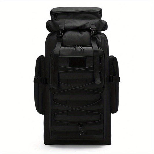 80L Camo Waterproof Tactical Backpack for Hiking Mountaineering