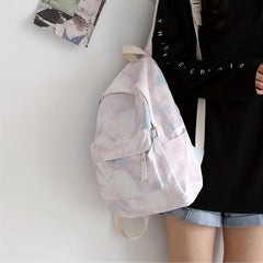 Tie Dye School Travel Backpack Casual Lightweight Bag