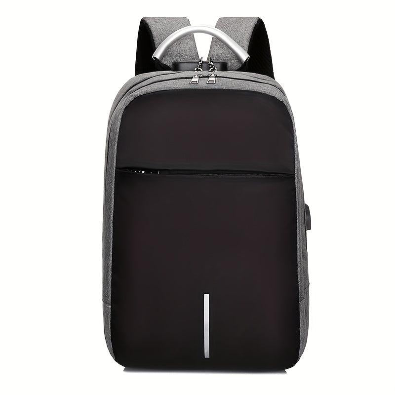 Combination Lock Computer Backpack Business Waterproof Large Capacity Schoolbag