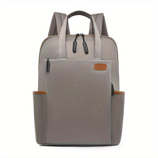 Lightweight Solid Men's Women's Backpack Business Laptop Bag