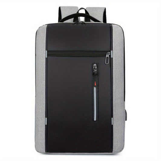 Men's Backpack With USB Charging Port Lightweight Stylish Laptop Backpack