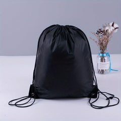 Colorful Polyester Drawstring Bag Casual Sports Nylon Drawstring Bag