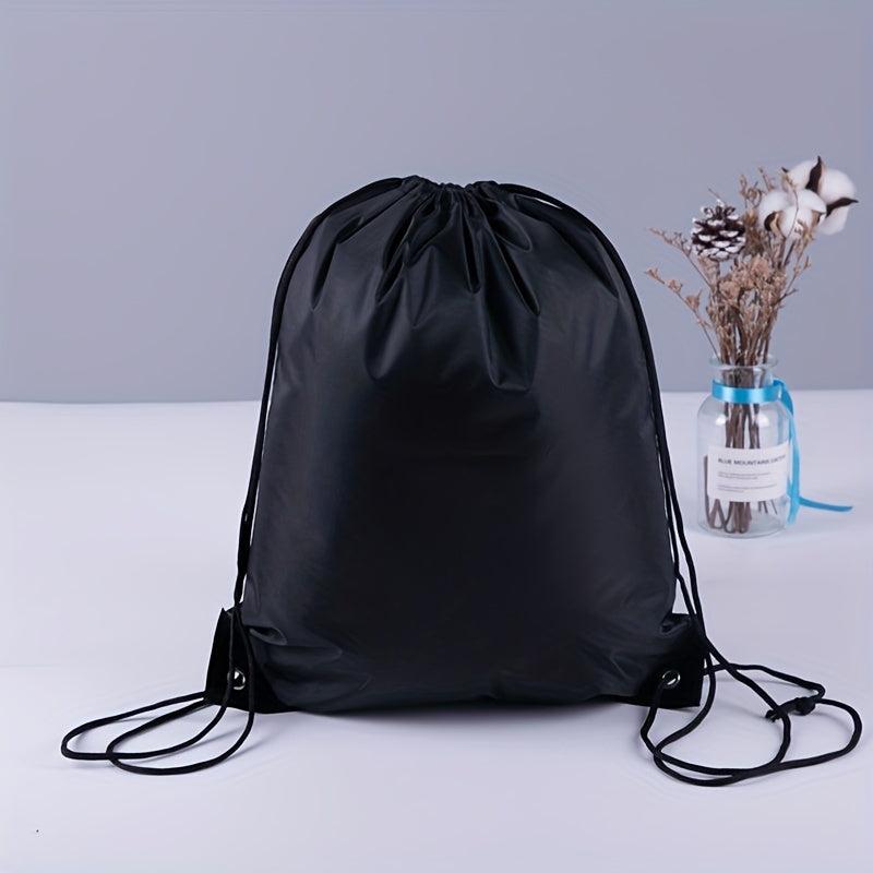 Colorful Polyester Drawstring Bag Casual Sports Nylon Drawstring Bag
