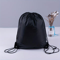 Colorful Polyester Drawstring Bag Casual Sports Nylon Drawstring Bag