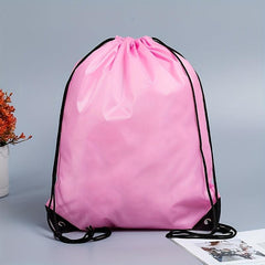 Colorful Polyester Drawstring Bag Casual Sports Nylon Drawstring Bag