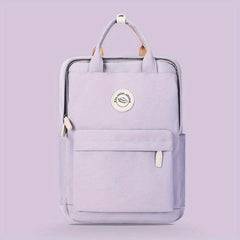 Solid Backpack For Women College Student High School Junior High School Backpack