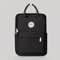Solid Backpack For Women College Student High School Junior High School Backpack