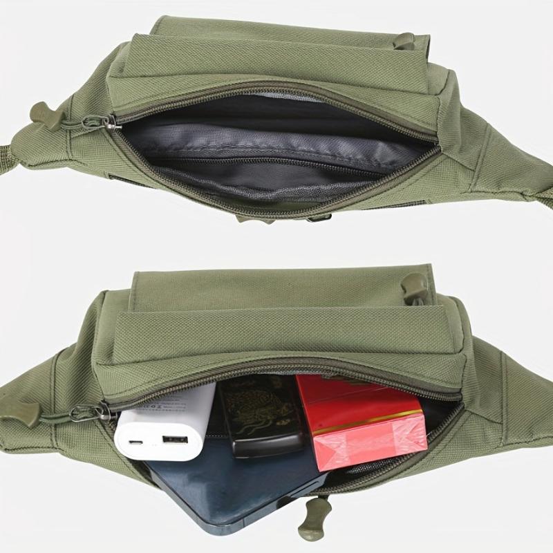 Canvas Chest Bag Waist Pack for Traveling Sport Camping