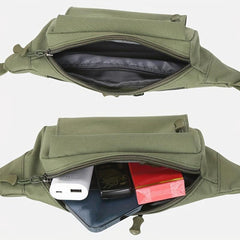 Canvas Chest Bag Waist Pack for Traveling Sport Camping