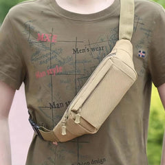 Canvas Chest Bag Waist Pack for Traveling Sport Camping