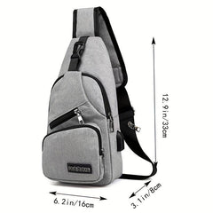 Men's Chest Bag Shoulder Crossbody Bag