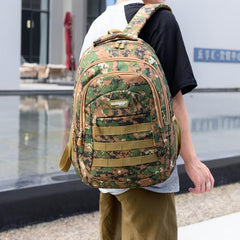 Men's Camo Backpack Large Capacity School Bag