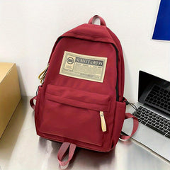 Large Capacity Schoolbag for Students Waterproof Wear-resistant Backpack