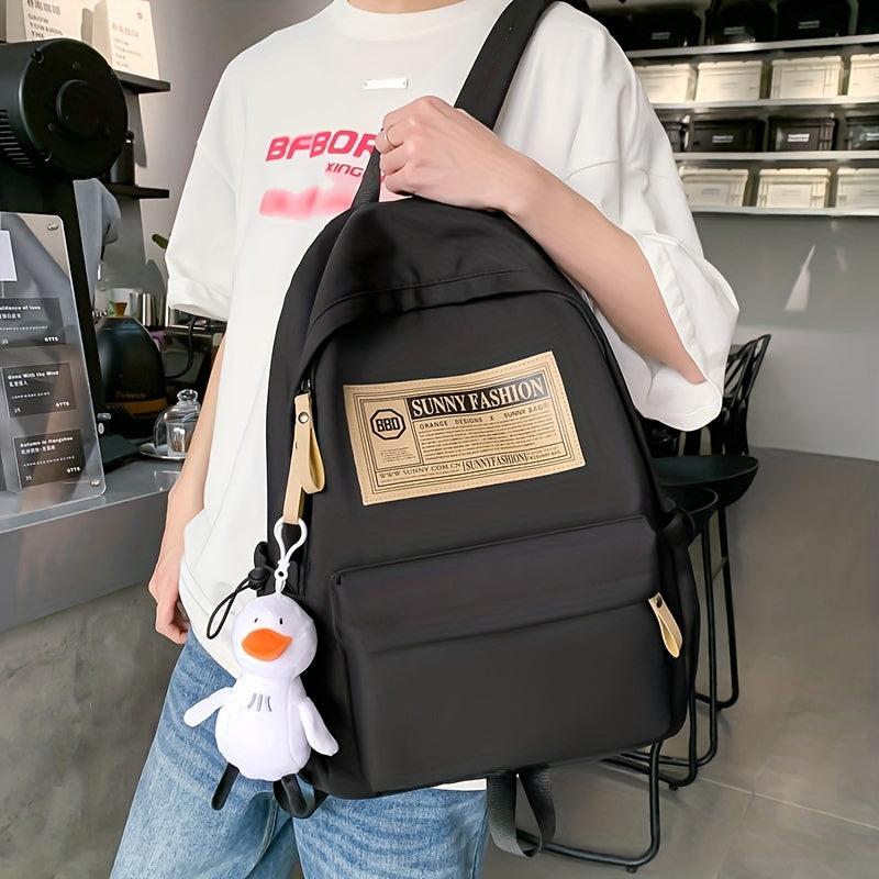 Large Capacity Schoolbag for Students Waterproof Wear-resistant Backpack
