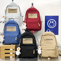 Large Capacity Schoolbag for Students Waterproof Wear-resistant Backpack