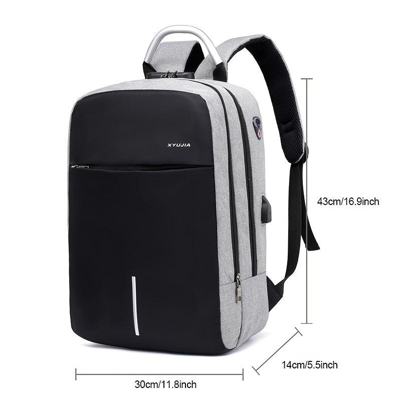 Men's Password Lock Anti theft Business Computer Backpack