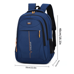 Solid Backpack School Season Gift Large Capacity Couple Backpack