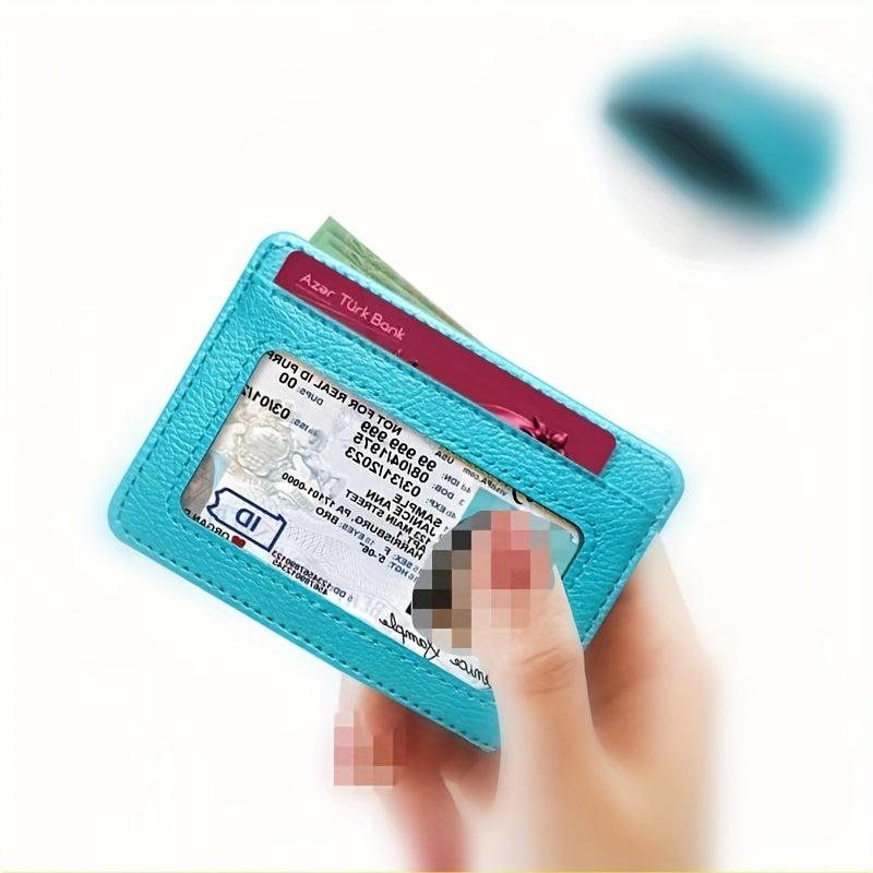 Men's Universal PU Leather Card Holder Slim Protective Cover