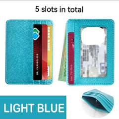 Men's Universal PU Leather Card Holder Slim Protective Cover