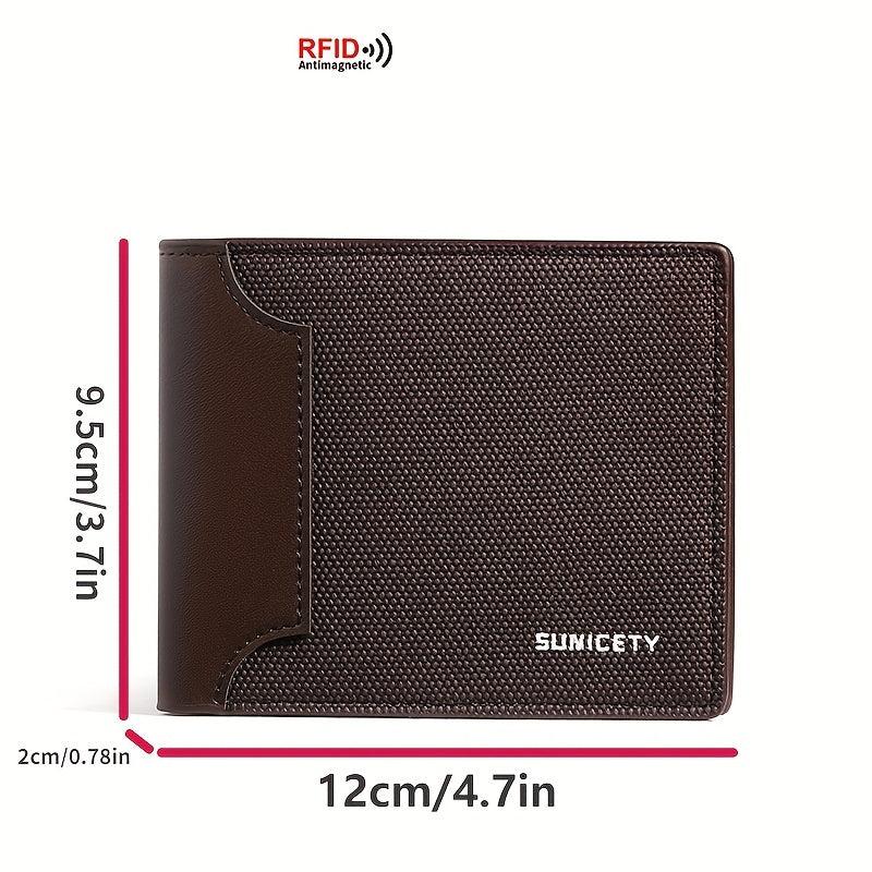 Men's RFID Blocking Wallet with Card Slots