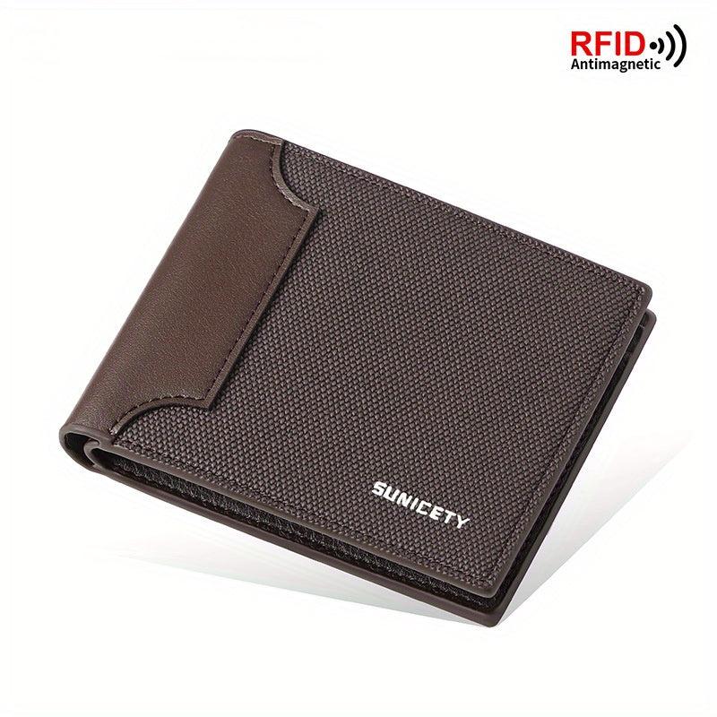 Men's RFID Blocking Wallet with Card Slots