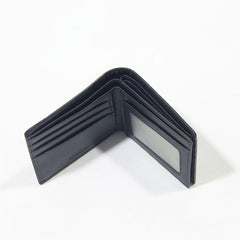 Men's Leather Short Wallet Money Clip Card Holder Purse