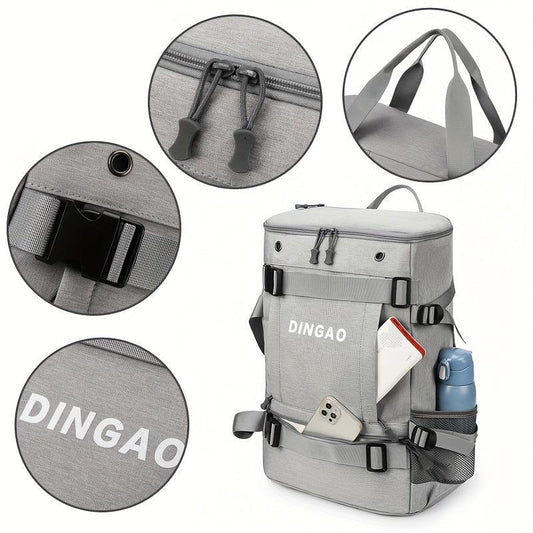 Men's Large Shoulder Bag With Skateboard Storage - Travel Multifunctional Bag