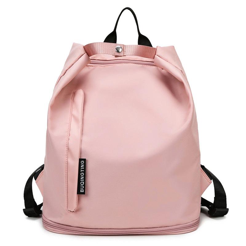 Solid Lightweight Backpack for Travel with Wet and Dry Separate Bag
