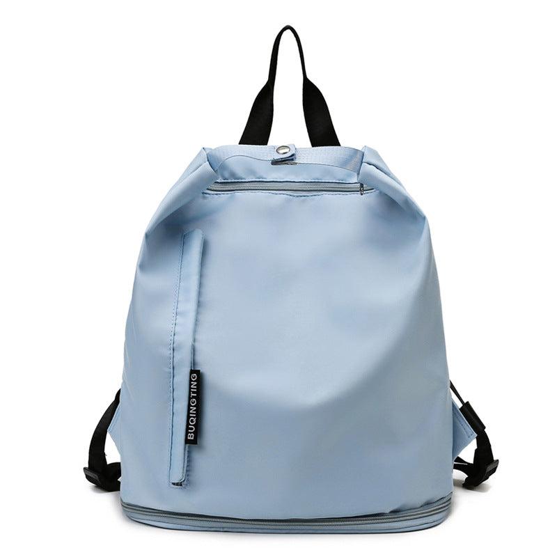 Solid Lightweight Backpack for Travel with Wet and Dry Separate Bag