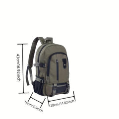 Men's Large Capacity Travel Backpack Schoolbag